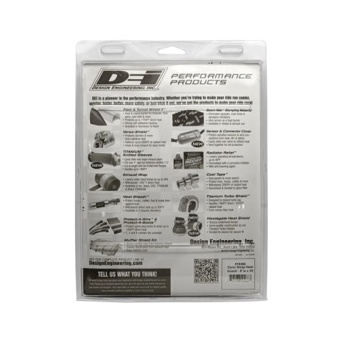 DEI Dyno Strap Heat Guard 5in w x 3ft - Aluminized thumbnail 8