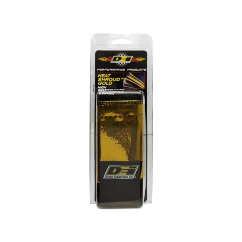 DEI Heat Shroud 1/2in to 1-1/4in I.D. x 3ft - Gold thumbnail 1
