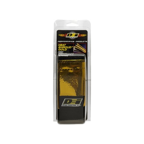 DEI Heat Shroud 1/2in to 1-1/4in I.D. x 3ft - Gold thumbnail 4