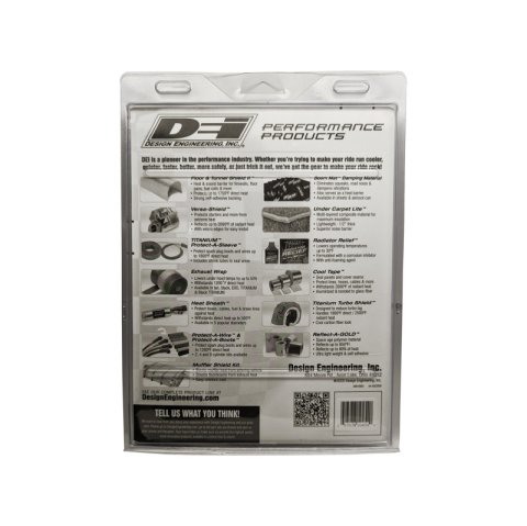 DEI Pipe Shield w/Stainless Steel Clamps - 4in x 12in - Titanium thumbnail 5