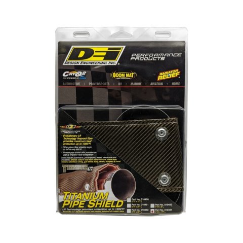 DEI Pipe Shield w/Stainless Steel Clamps - 4in x 12in - Titanium thumbnail 6