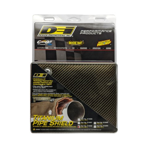 DEI Pipe Shield w/Stainless Steel Clamps - 6in x 36in - Titanium thumbnail 6