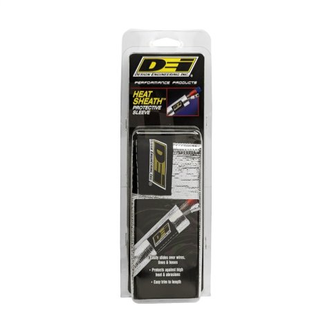DEI Heat Sheath 1-1/4in I.D. x 3ft - Aluminized Sleeving - Sewn Edge thumbnail 4
