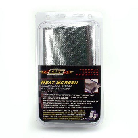 DEI Heat Screen 36in x 40in - Mylar Radiant Glass Fiber Matting thumbnail 3