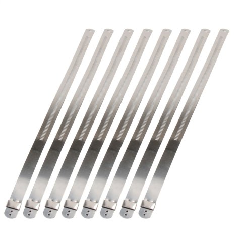 DEI Stainless Steel Positive Locking Tie 1/2in (12mm) x 9in - 8 per pack thumbnail 1