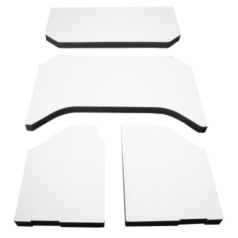 DEI 07-10 Jeep Wrangler JK 4-Door Boom Mat Headliner - 4 Piece - White thumbnail 1