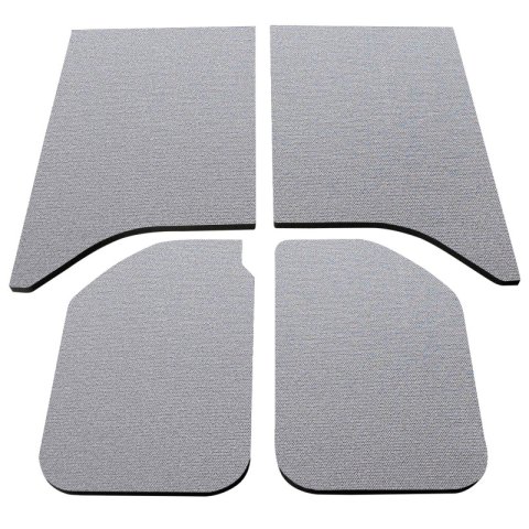 DEI 11-18 Jeep Wrangler JK 2-Door Boom Mat Headliner - 4 Piece - Gray thumbnail 1