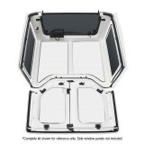 DEI 11-18 Jeep Wrangler JK 2-Door Boom Mat Headliner - 4 Piece - White thumbnail 8