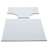 DEI 03-06 Jeep Wrangler TJ 2-Door w/Speaker Pods Boom Mat Headliner - 2 Piece - White thumbnail 3