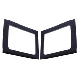 DEI 11-18 Jeep Wrangler JK 4-Door Boom Mat Rear Side Window Trim - 2 Piece - Black thumbnail 3