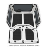 DEI 11-18 Jeep Wrangler JK 2-Door Boom Mat Rear Side Window Trim - 2 Piece - Black thumbnail 4