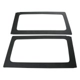 DEI 11-18 Jeep Wrangler JK 2-Door Boom Mat Rear Side Window Trim - 2 Piece - Black thumbnail 6
