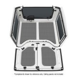 DEI 11-18 Jeep Wrangler JK 2-Door Boom Mat Rear Side Window Trim - 2 Piece - Gray thumbnail 4