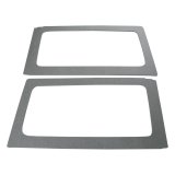 DEI 11-18 Jeep Wrangler JK 2-Door Boom Mat Rear Side Window Trim - 2 Piece - Gray thumbnail 7