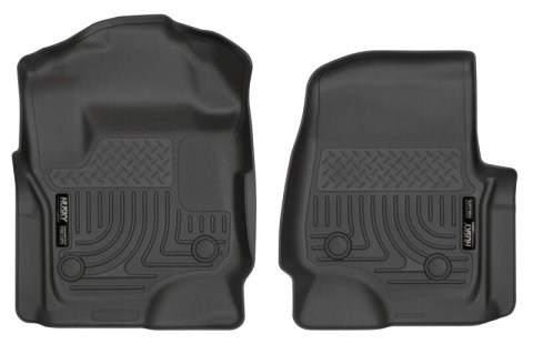 Husky Liners 17 Ford F-250 Super Duty SuperCab WeatherBeater Black Floor Liners thumbnail 2