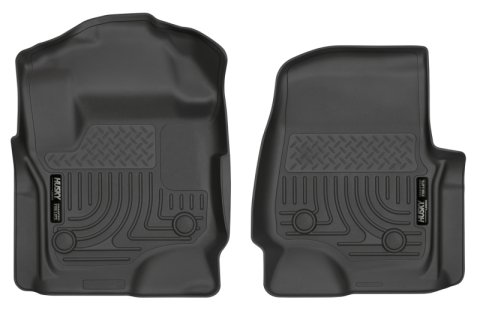 Husky Liners 17 Ford F-250 Super Duty SuperCab WeatherBeater Black Floor Liners thumbnail 3