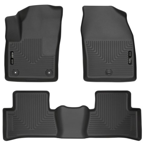 Husky Liners 2018 Toyota CH-R Weatherbeater Black Front & 2nd Seat Floor Liners thumbnail 1
