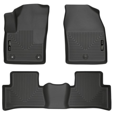 Husky Liners 2018 Toyota CH-R Weatherbeater Black Front & 2nd Seat Floor Liners thumbnail 2
