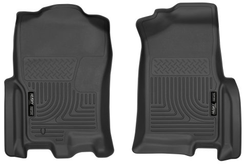 Husky Liners 07-10 Ford Expedition / Lincoln Navigator WeatherBeater Black Front Floor Liners thumbnail 1