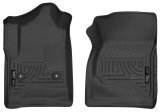Husky Liners 14-17 Chevrolet Silverado 1500 Standard Cab X-Act Contour Black Front Floor Liners thumbnail 1