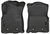 Husky Liners 2018 Toyota Tacoma Double Cab WeatherBeater Black Front Floor Liners thumbnail 2