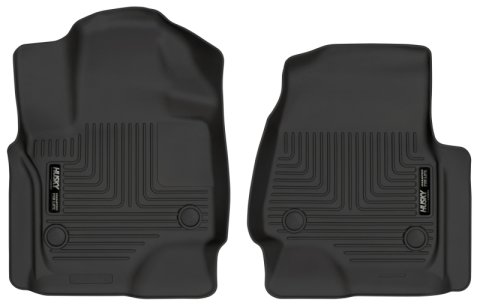 Husky Liners 18-22 Ford Expedition WeatherBeater Black Front Floor Liners thumbnail 1