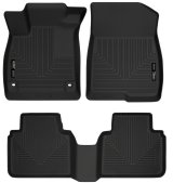 Husky Liners 2018 Honda Accord WeatherBeater Black Front & 2nd Seat Floor Liners thumbnail 1