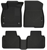 Husky Liners 2018 Honda Accord WeatherBeater Black Front & 2nd Seat Floor Liners thumbnail 2