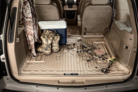 Husky Liners 19-24 Jeep Wrangler JLU (No Subwoofer) WeatherBeater Black Rear Cargo Liner thumbnail 8