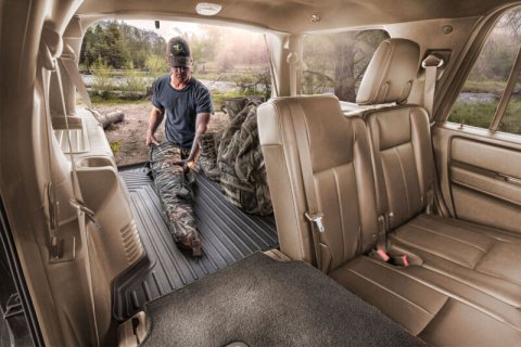 Husky Liners 18-22 Ford Expedition Max WeatherBeater Black Rear Cargo Liner (Behind 3rd Row Seat) thumbnail 3