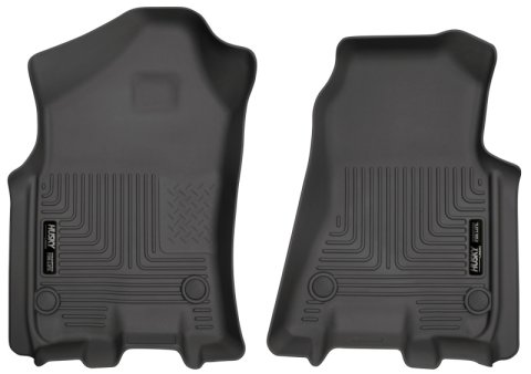 Husky Liners 2019 Ram 1500 Crew Cab WeatherBeater Black Front Row Floor Liners thumbnail 3