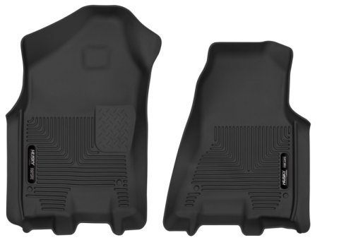 Husky Liners 2019 Ram 1500 Crew Cab WeatherBeater Black Front Row Floor Liners thumbnail 5
