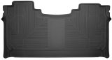 Husky Liners 2019 Ram 1500 Crew Cab WeatherBeater Black Second Row Floor Liners thumbnail 1