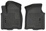 Husky Liners 2019 Chevrolet Silverado 1500 Crew Cab WeatherBeater Black Front Floor Liners thumbnail 3