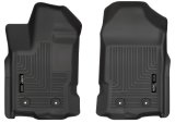 Husky Liners 2019 Ford Ranger SuperCrew Cab & SuperCab WeatherBeater Black Floor Liners thumbnail 1