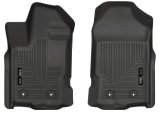 Husky Liners 2019 Ford Ranger SuperCrew Cab & SuperCab WeatherBeater Black Floor Liners thumbnail 2