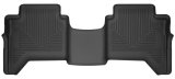 Husky Liners 2019 Ford Ranger SuperCrew WeatherBeater 2nd Row Black Floor Liners thumbnail 1