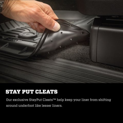 Husky Liners 2019 Hyundai Santa Fe WeatherBeater 2nd Row Black Floor Liners thumbnail 2
