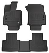 Husky Liners 2019 Toyota RAV4 Weatherbeater Black Front & 2nd Seat Floor Liners thumbnail 1