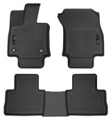 Husky Liners 2019 Toyota RAV4 Weatherbeater Black Front & 2nd Seat Floor Liners thumbnail 2
