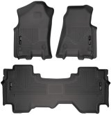 Husky Liners 19 Dodge Ram 1500 Quad Cab Weatherbeater Black Front & 2nd Seat Floor Liners thumbnail 1