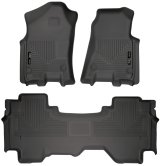 Husky Liners 19 Dodge Ram 1500 Quad Cab Weatherbeater Black Front & 2nd Seat Floor Liners thumbnail 2