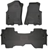 Husky Liners 19 Dodge Ram 1500 Quad Cab Weatherbeater Black Front & 2nd Seat Floor Liners thumbnail 3