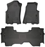 Husky Liners 19 Dodge Ram 1500 Quad Cab Weatherbeater Black Front & 2nd Seat Floor Liners thumbnail 4