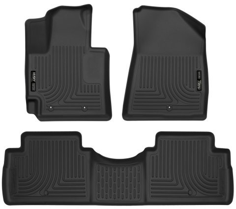 Husky Liners 2016 Kia Soul Weatherbeater Black Front & 2nd Seat Floor Liners (Footwell Coverage) thumbnail 1