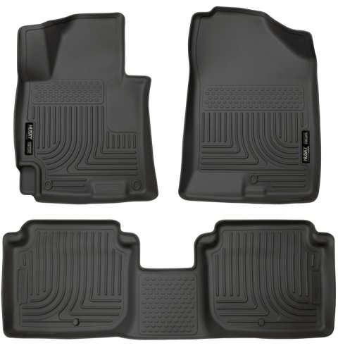 Husky Liners 2014-2016 Hyundai Elantra WeatherBeater Combo Black Floor Liners thumbnail 2