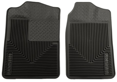 Husky Liners 88-98 Chevy/GMC C/K Series Truck/73-93 Dodge Ram Heavy Duty Black Front Floor Mats thumbnail 2
