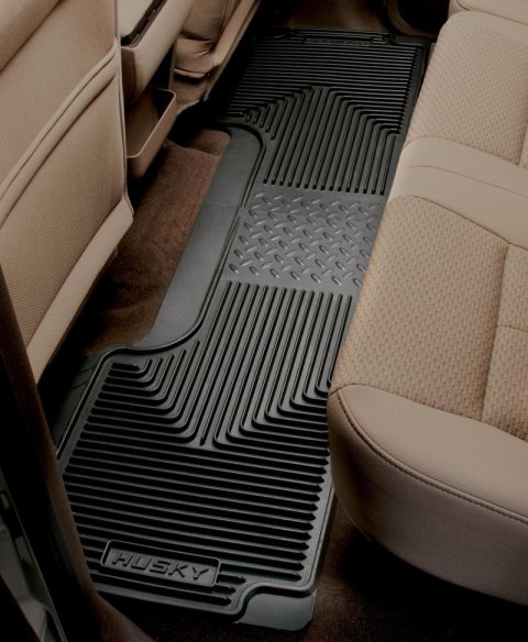 Husky Liners 88-98 Chevy/GMC C/K Series Truck/73-93 Dodge Ram Heavy Duty Black Front Floor Mats thumbnail 6
