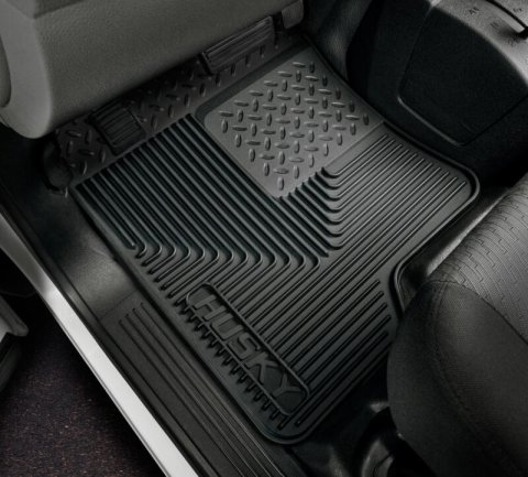 Husky Liners 88-98 Chevy/GMC C/K Series Truck/73-93 Dodge Ram Heavy Duty Black Front Floor Mats thumbnail 7