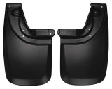 Husky Liners 05-12 Toyota Tacoma Regular/Double/CrewMax Cab Custom-Molded Rear Mud Guards thumbnail 4